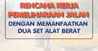 Pemeliharaan Jalan dengan Memanfaatkan Dua Set Alat Berat